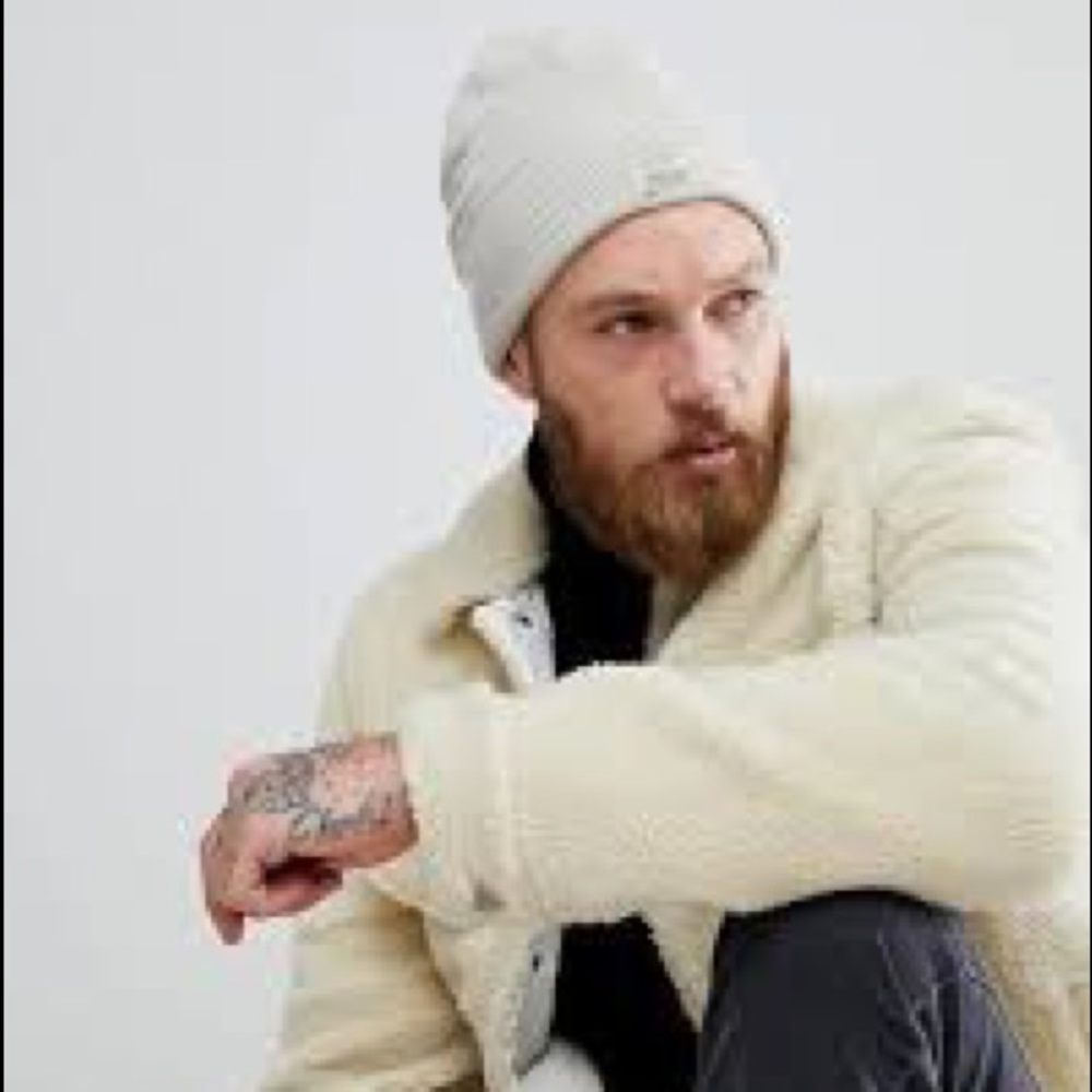 White jack and jones beanie